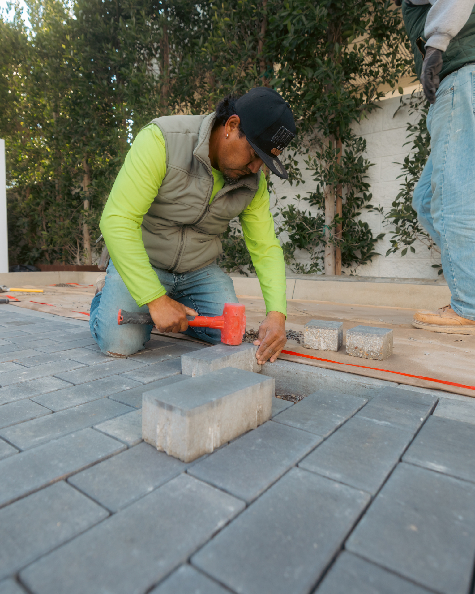Alejandro Olivo, founder of Olivos Hardscaping with over 20 years of experience in San Diego